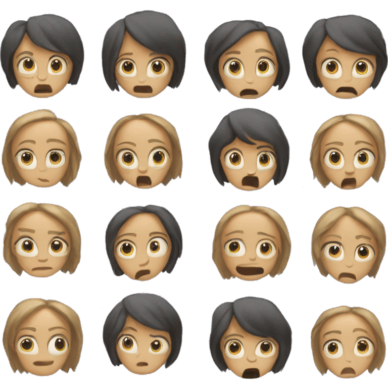 Persons insides going inside out emoji