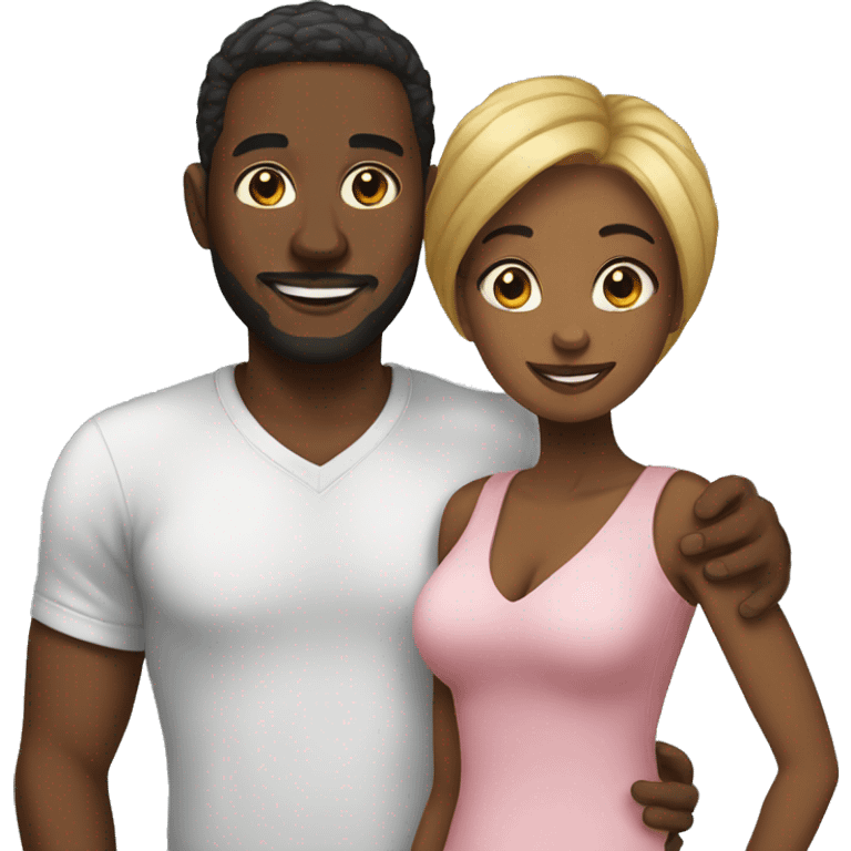 Black couple emoji