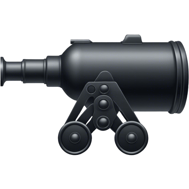 Big black war-canon emoji