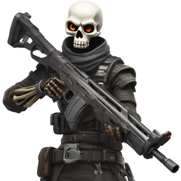 Apex Legends Revenant Skeleton aiming rifle emoji