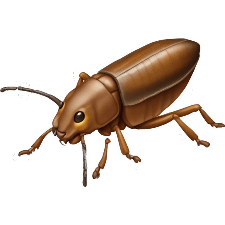 Cucaracha acostada  emoji