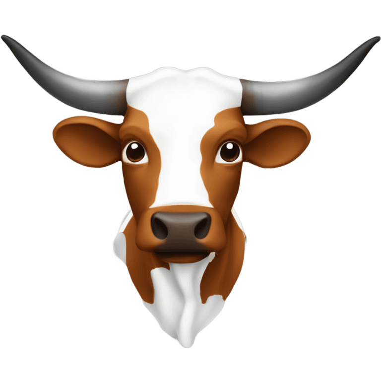 longhorn bull as a student emoji