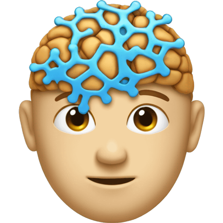 the STEM head brain AI logo emoji