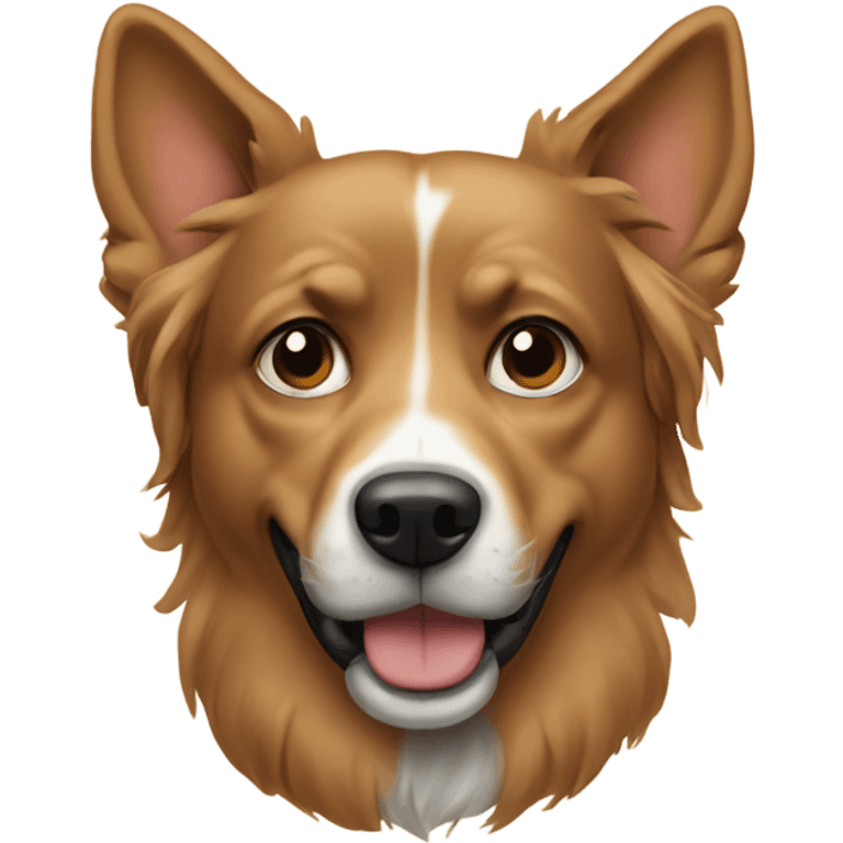 a loyal dog emoji