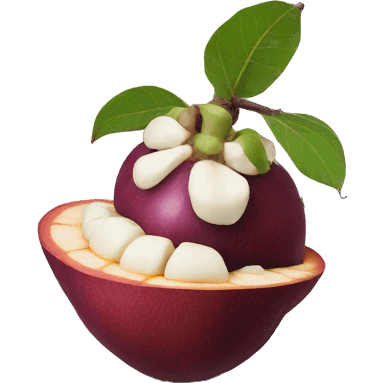 Mangosteen emoji