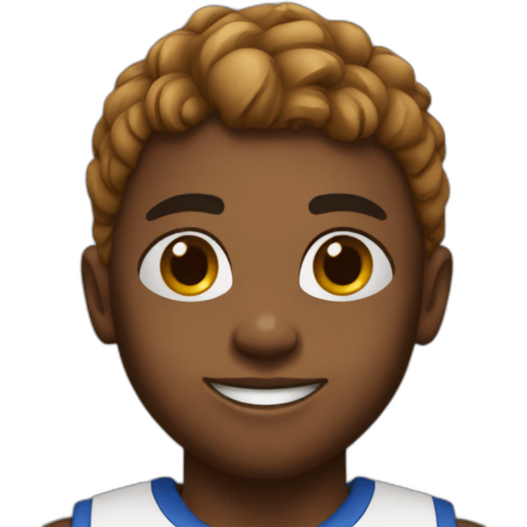 Young basketball player emoji