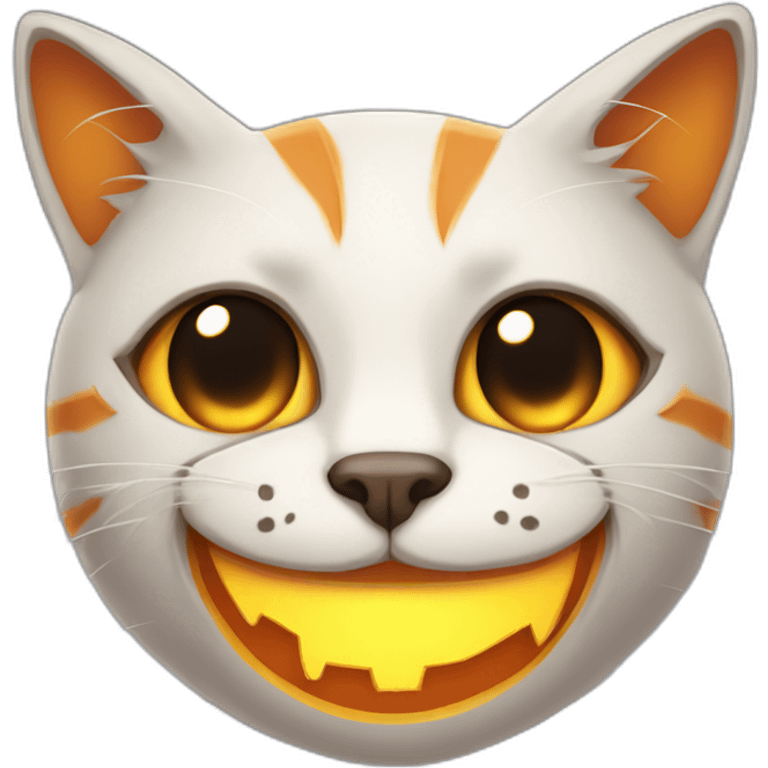 jack-o-lantern cat emoji