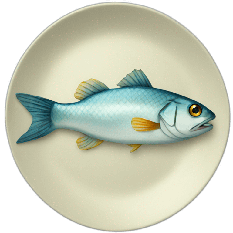 fish on plate emoji