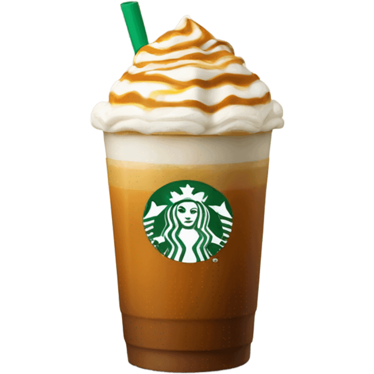 Starbucks caramel macchiato emoji