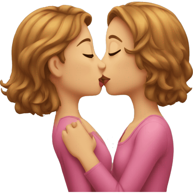 Girl kissing emoji