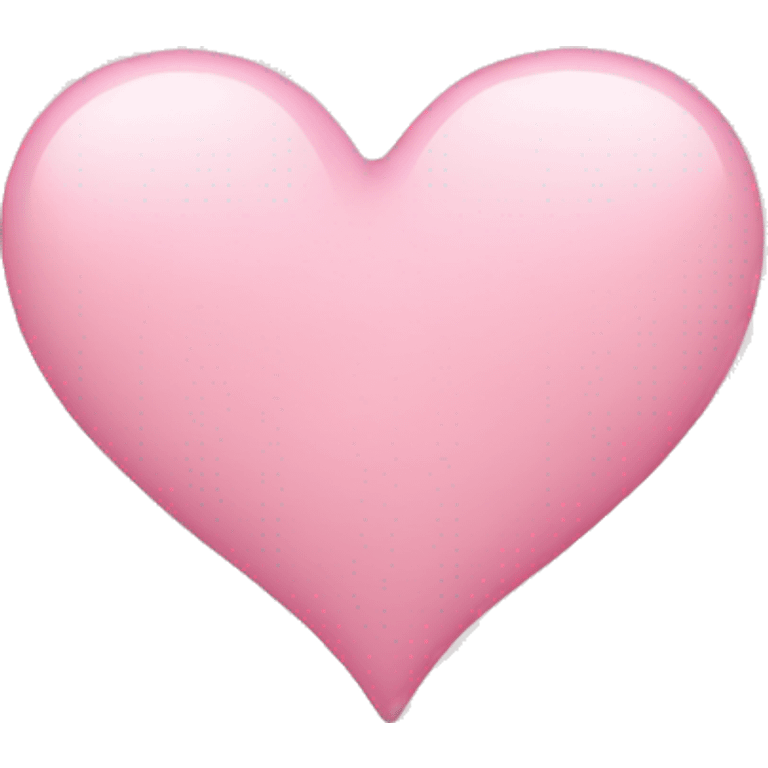 Light pink Heart  emoji