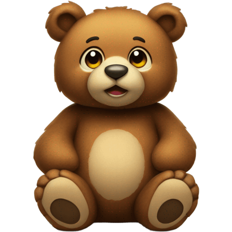 Bear stuffed animal emoji