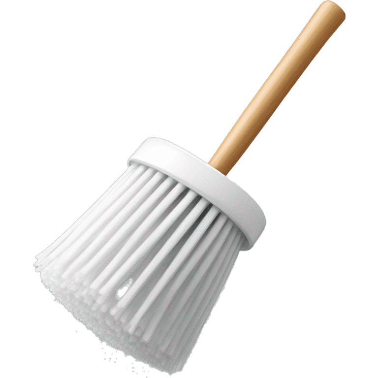 toilet brush white emoji