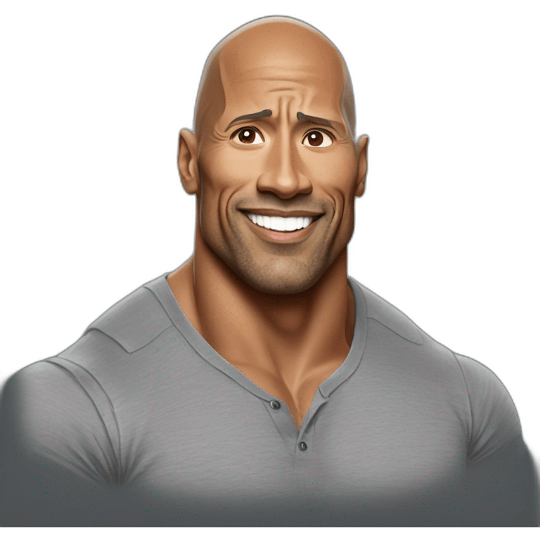 Dwayne The Rock Johnson emoji