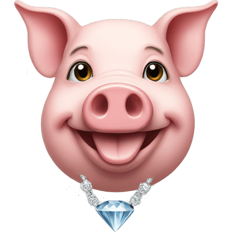 Pig with a diamond ring  emoji