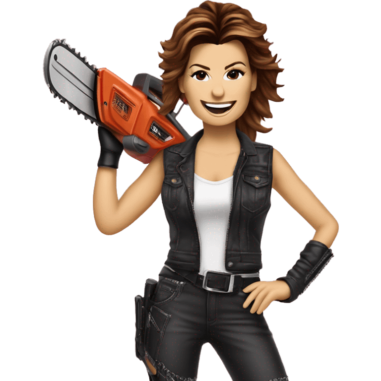 Shania Twain Chainsaw emoji