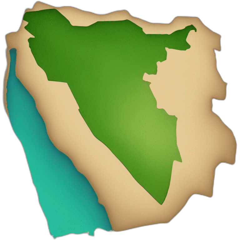 Saudi map emoji