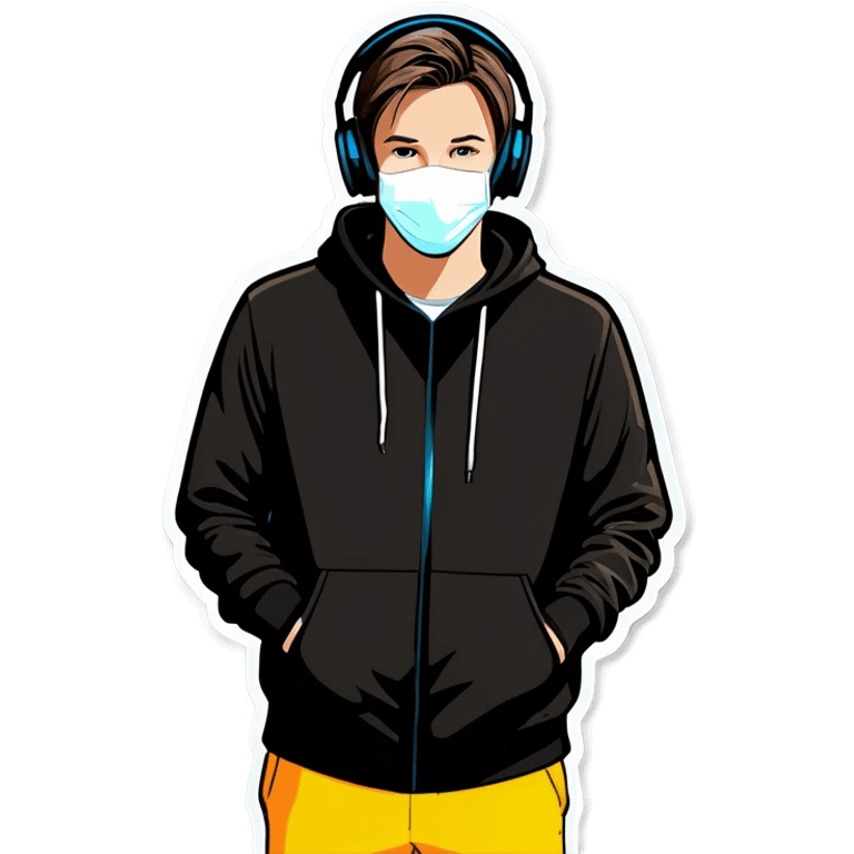 Alan walker dj with logo emoji