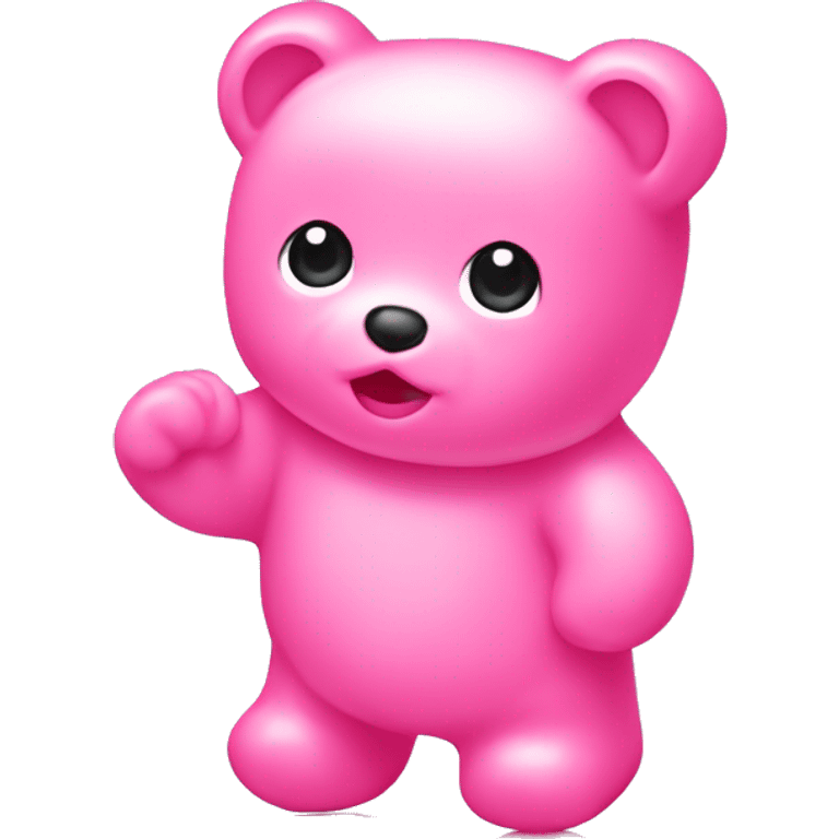 baby pink gummy bear emoji