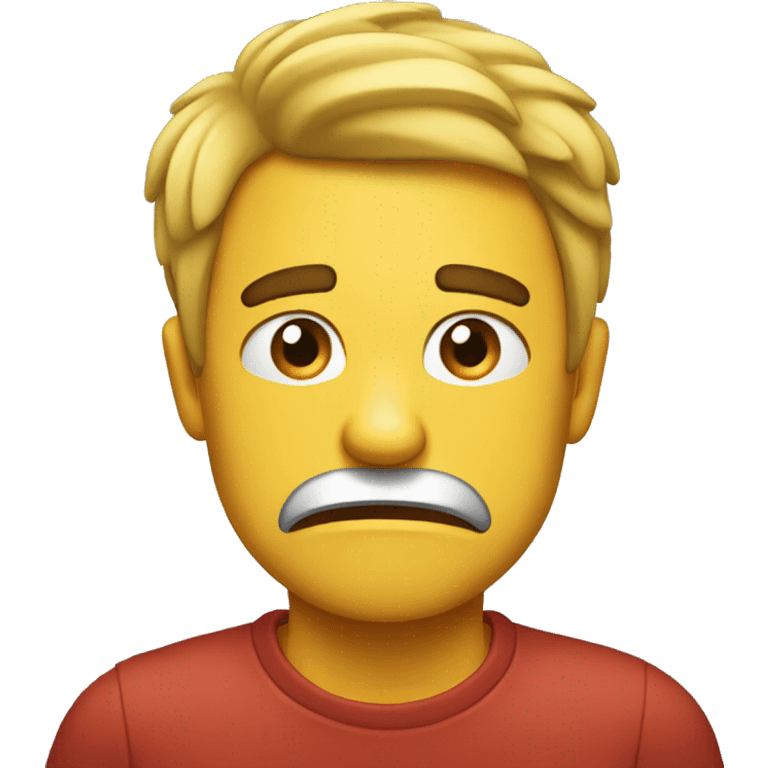 emojicon disappointed  emoji