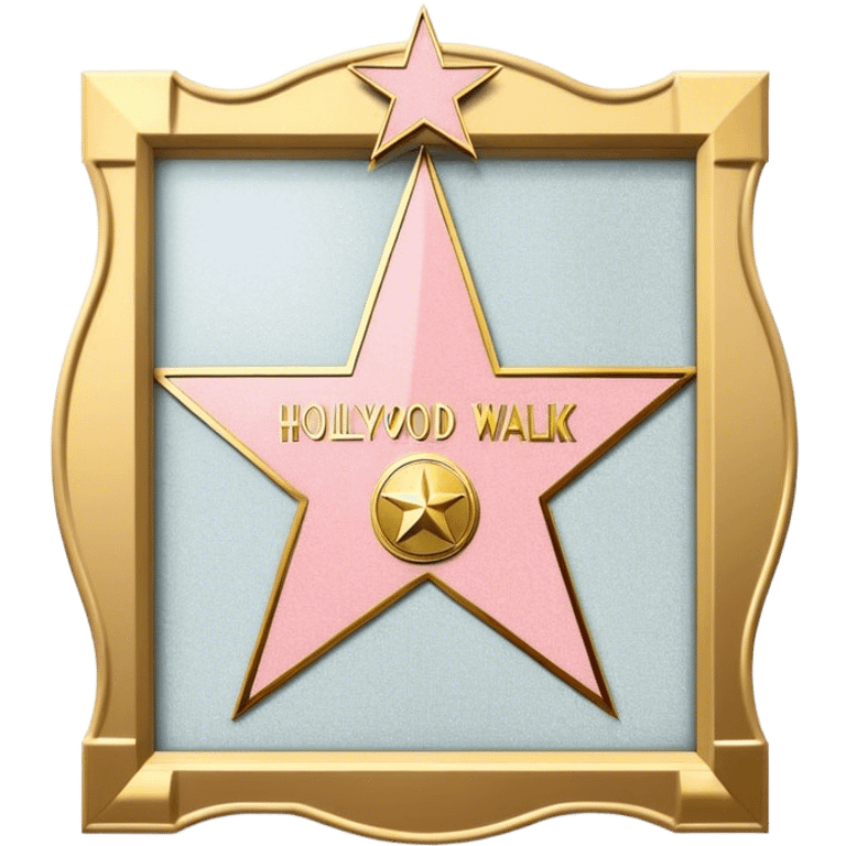 hollywood walk of fame emoji