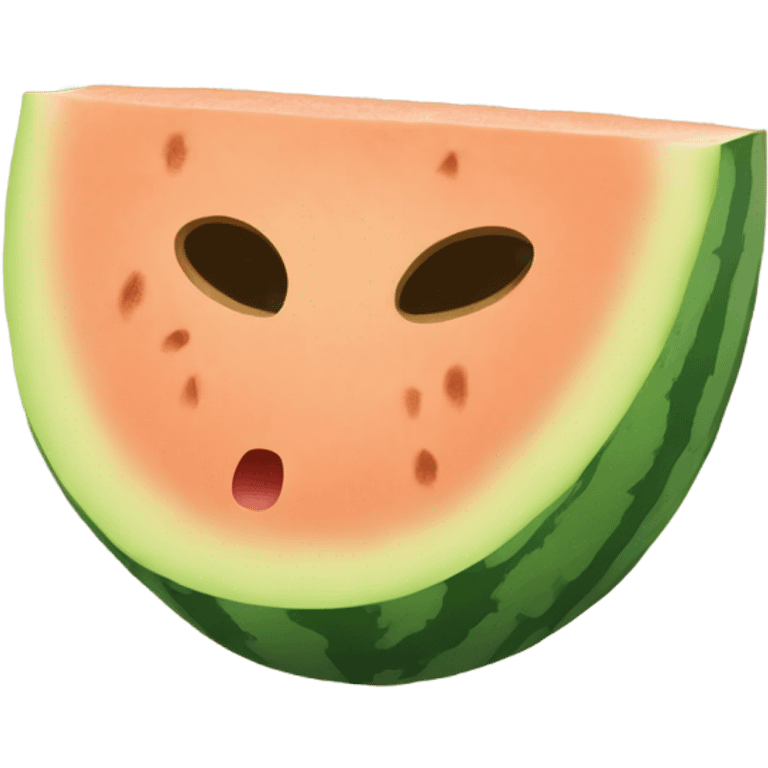 Corazón de melón emoji