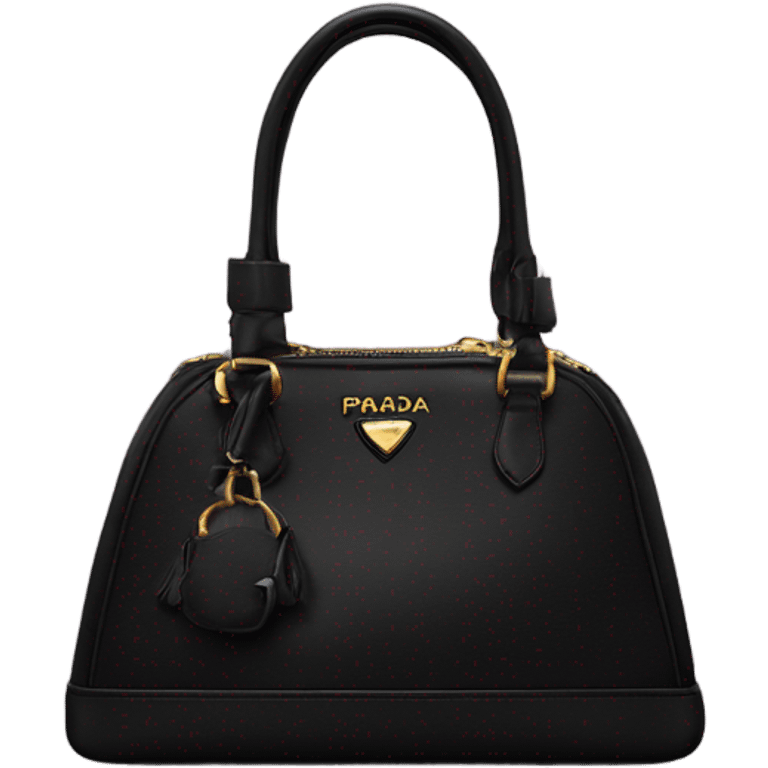 Black Prada bag emoji