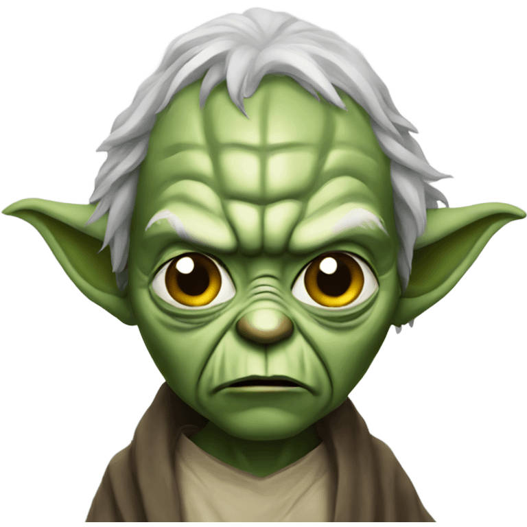 scary yoda emoji