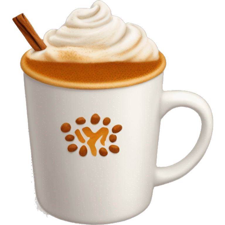 Pumpkin spice latte emoji