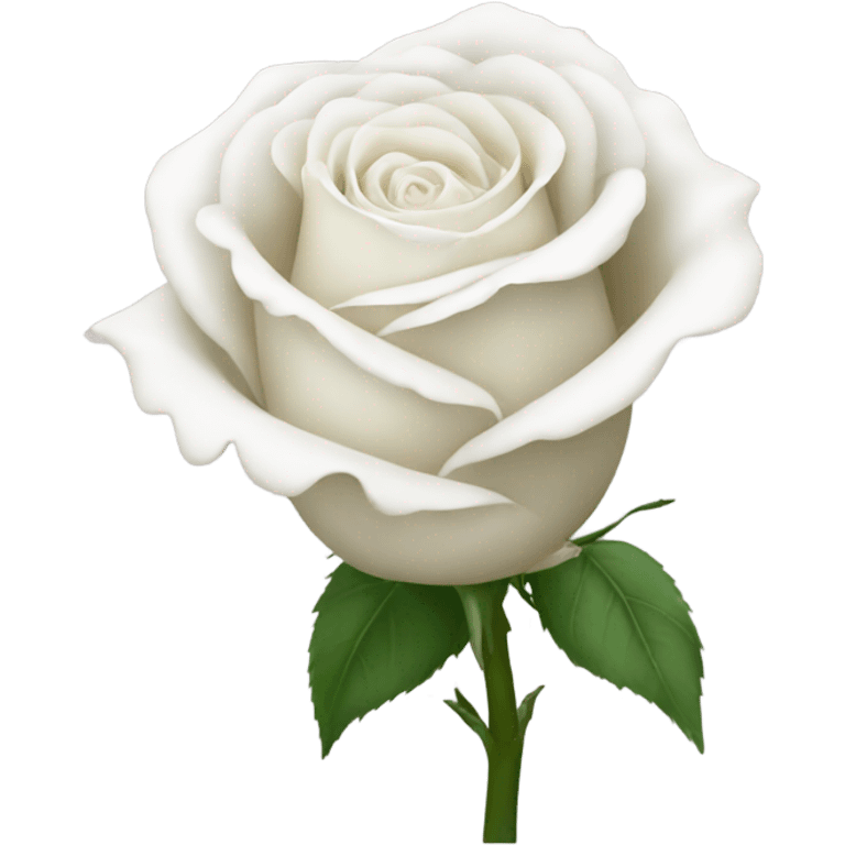 white rose emoji