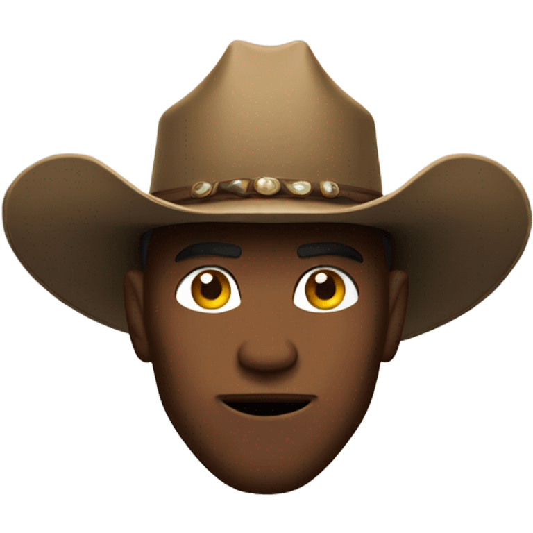 Horns down with cowboy hat emoji