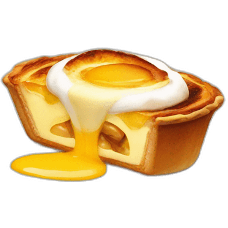 pastel de nata delicioso emoji