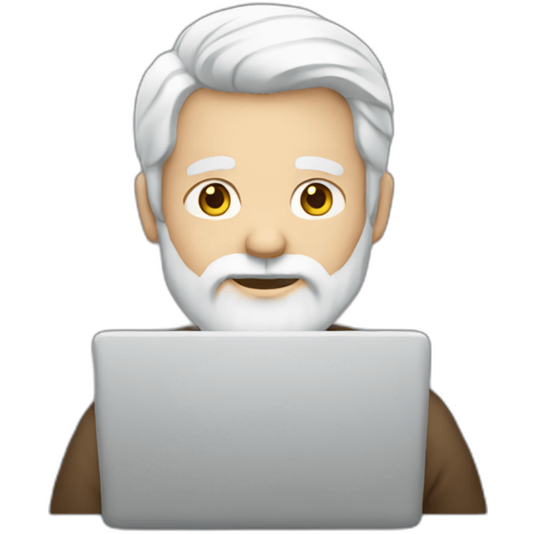 white-bearded-man-with-laptop emoji