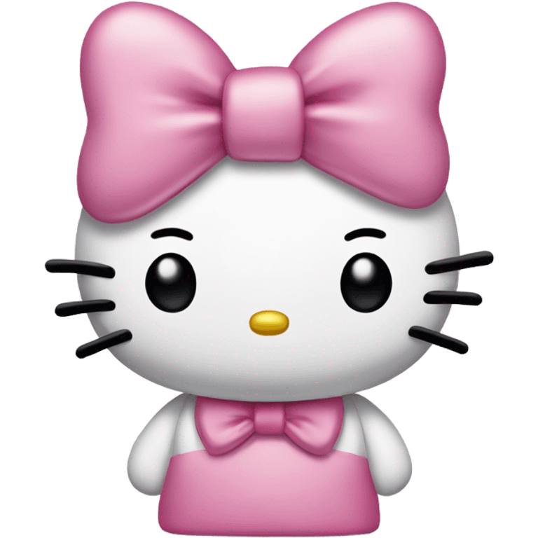 Hello kitty sad  emoji