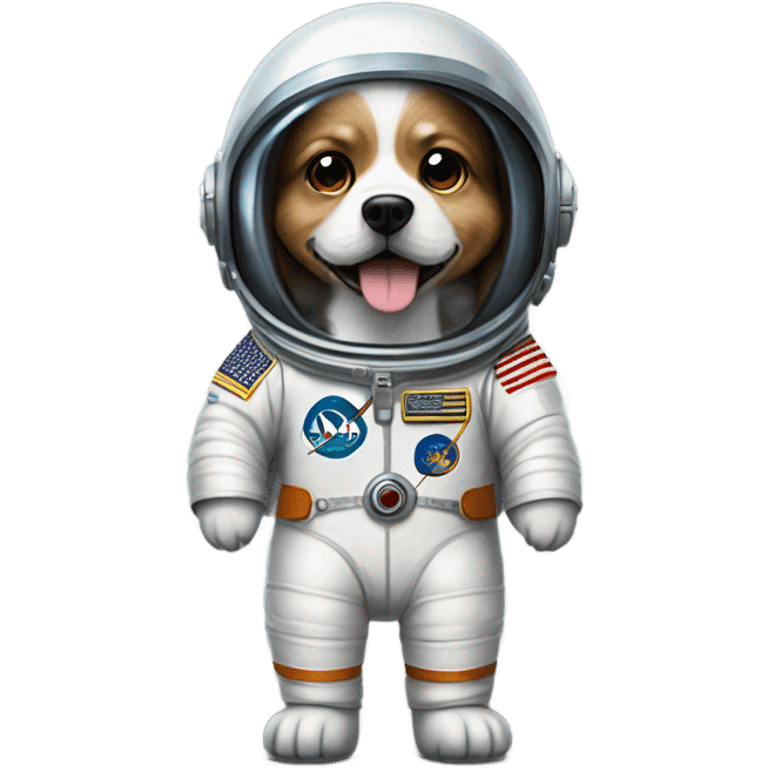 Astronauta perro emoji