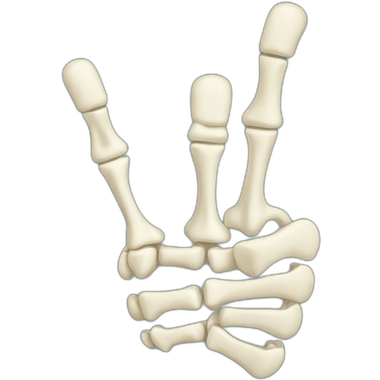 skeleton hand making a thumbs up sign emoji