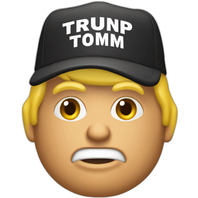 Trump with cap with Winerz written on it emoji