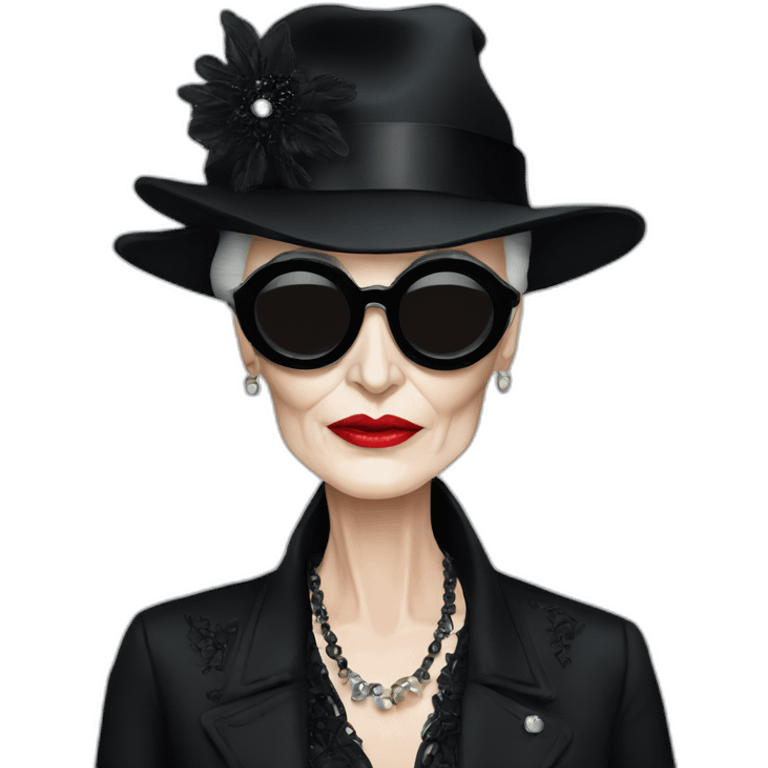 Diane Pernet emoji