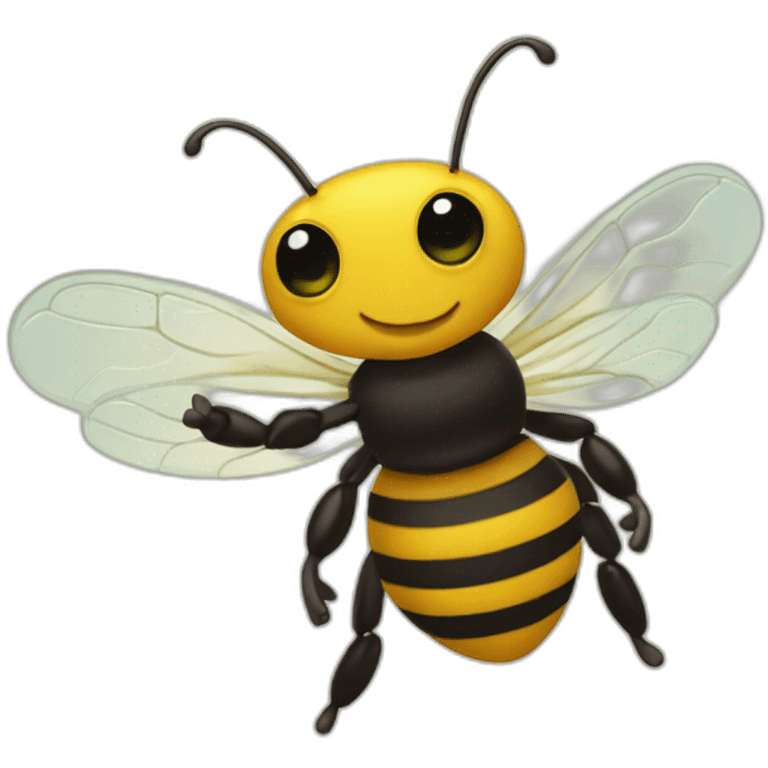 Abeille qui danse emoji