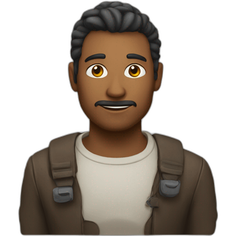 A man with cofia emoji