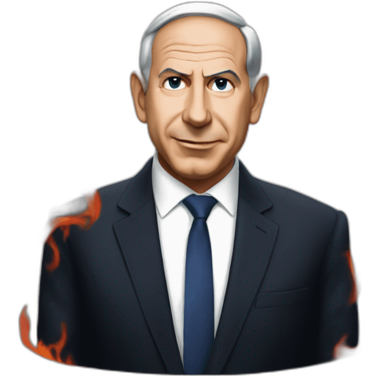 Netanyahu Satan emoji