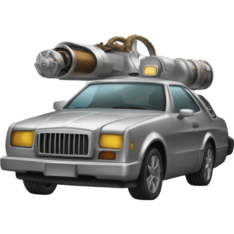 Time Machine car emoji