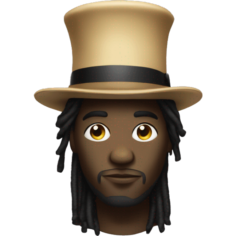 A wale with a cylinder hat on it emoji