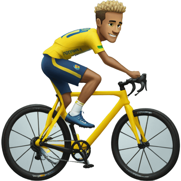 Neymar in bicycle  emoji