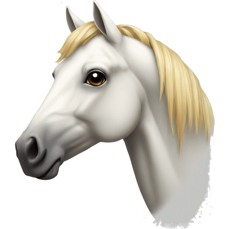 caballo gillo blanco emoji