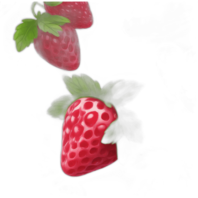 Fraise framboise myrtille  emoji