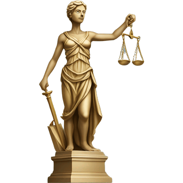 Justitia statue  emoji