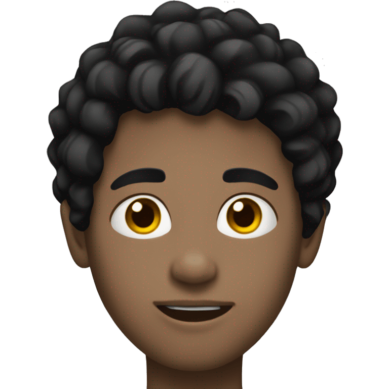 Teen boy with white skin and black hair emoji