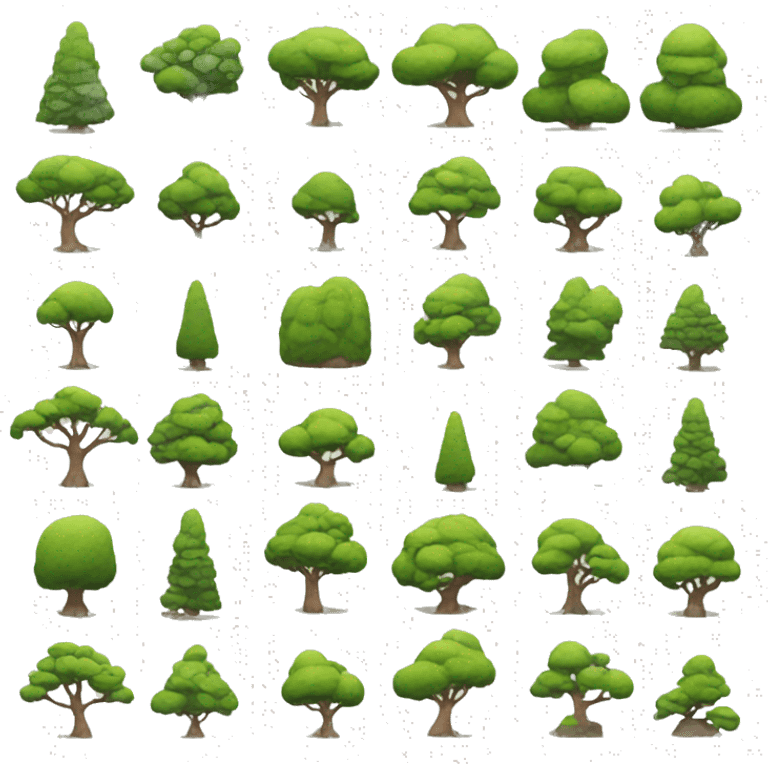 trees on alishan mountain emoji