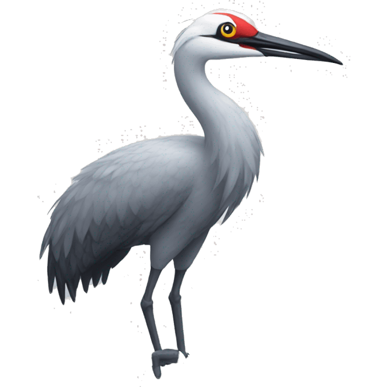 crane bird emoji